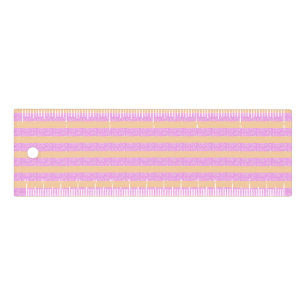 Pink Geometric  Ruler