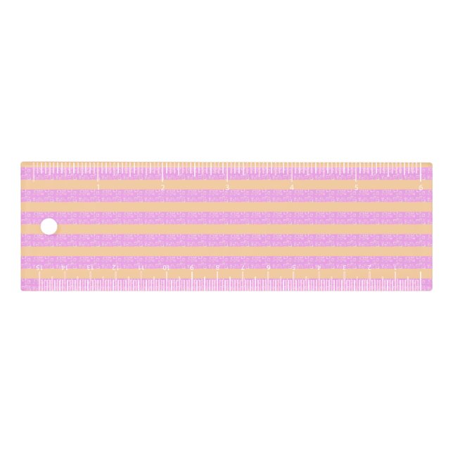 Pink Geometric  Ruler (Front)