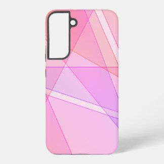 Pink Geometric  Samsung Galaxy S22+ Case