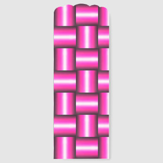 Pink Geometric Seamless Pattern Bookmarks