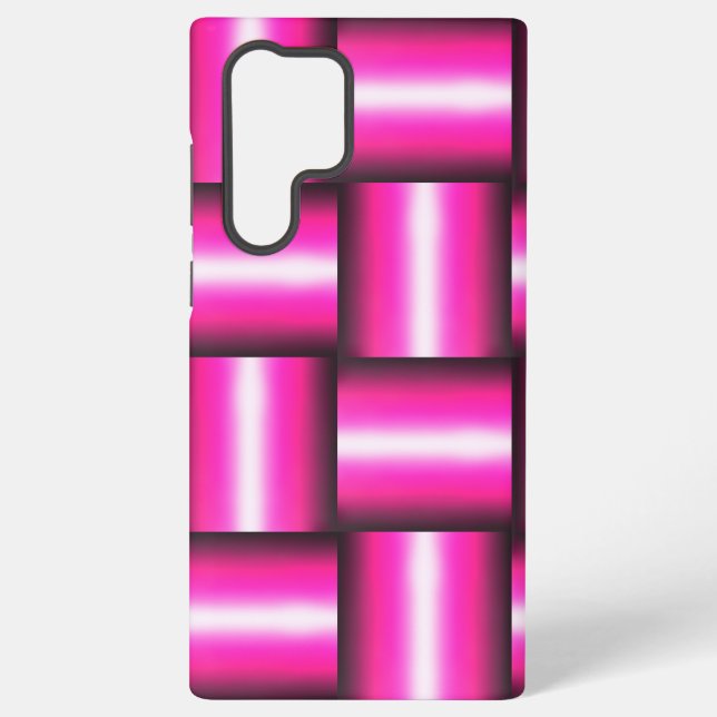 Pink Geometric Seamless Pattern Samsung Galaxy Case (Back)
