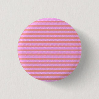 Pink Geometric Stripes Button