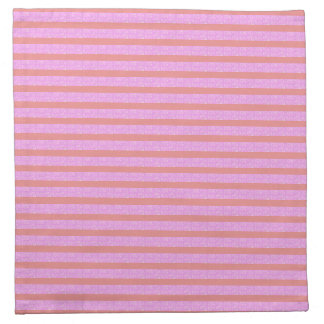 Pink Geometric Stripes   Cloth Napkin