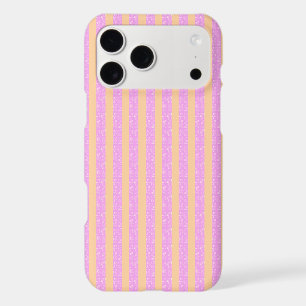 Pink Geometric Stripes iPhone 17 Pro Max Case