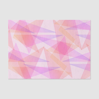 Pink Geometric  Tissue Paper