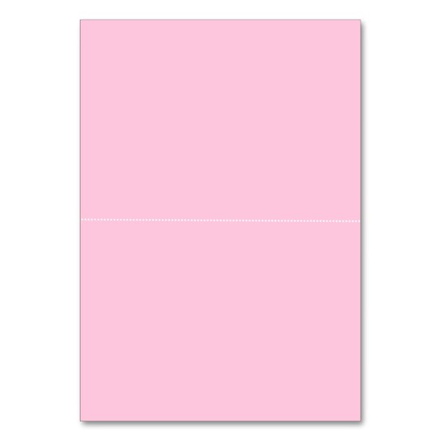 Pink Geometric Triangles Wedding Folded Place Card