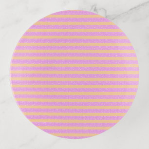 Pink Geometric Trinket Tray