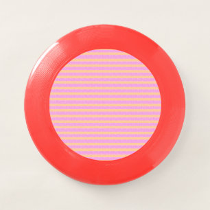 Pink Geometric Wham-O Frisbee