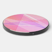 Pink Geometric Wireless Charger (Front 2)