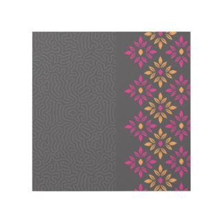 Pink Geometric Wooden Wall Art Home Decor