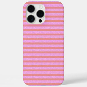 Pink Geostripes Geometric Stripes iPhone 16 Pro Max Case