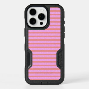 Pink Geostripes Geometric Stripes iPhone 16 Pro Max Case