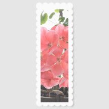 Pink Geranium Bookmark - Floral Nature Photography