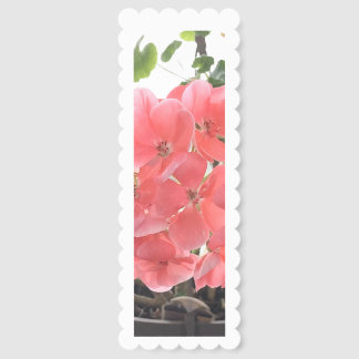 Pink Geranium Bookmark - Floral Nature Photography