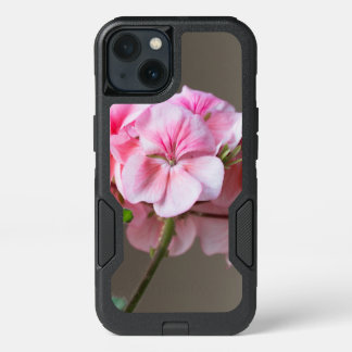 Pink geranium flower iPhone 13 case