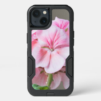 Pink geranium flower iPhone 13 case