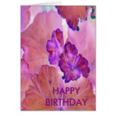 Pink Geranium Leaves (Front)