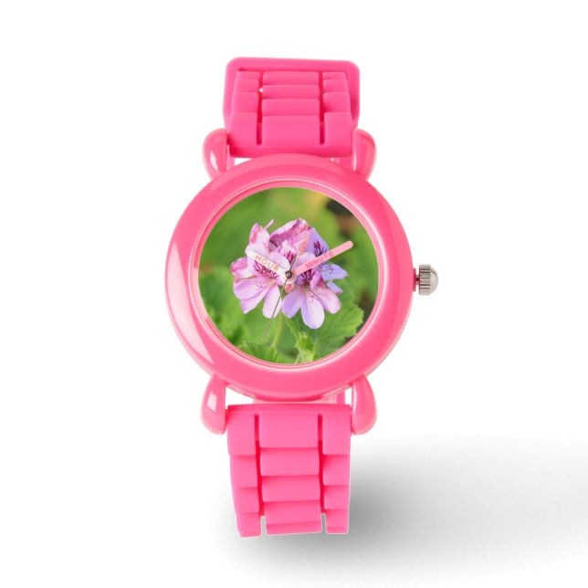 Pink Geranium Watch (Front)