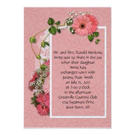 Daisy Wedding Invitations 9