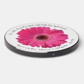 Pink Gerber "Fear Not" Scripture Inspirational Wireless Charger (Front 2)