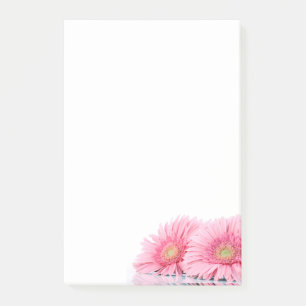 Pink Gerbera Daisies Stylish Photography Post-it Notes