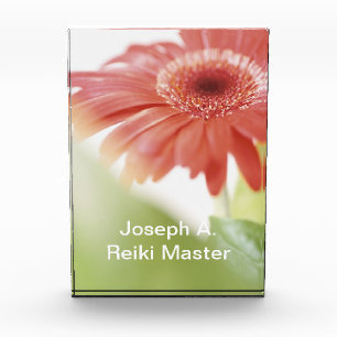 Pink Gerbera Daisy Acrylic Award