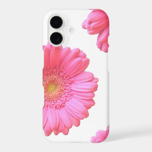 Pink gerbera daisy iPhone 17 case