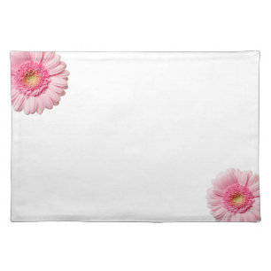 Pink Gerbera Daisy Cloth Placemat