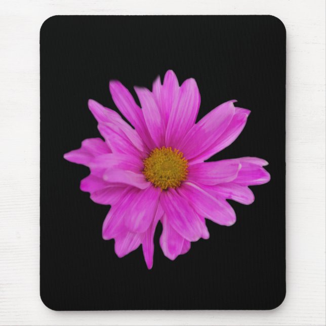 Pink Gerbera Daisy Flower Customizable Mouse Pad (Front)