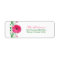 Pink Gerbera Daisy Green Floral Wedding Address