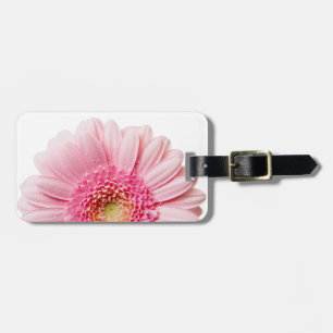 Pink Gerbera Daisy Luggage Tag