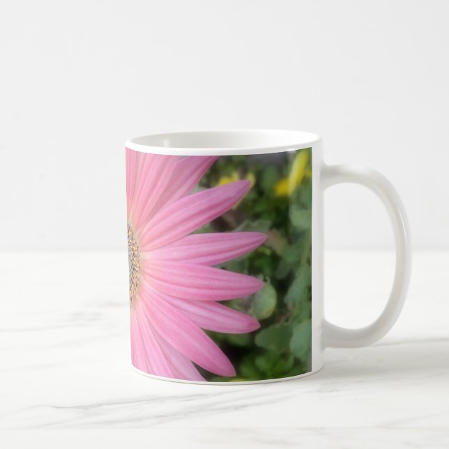 Pink Gerbera Daisy Mug (Right)