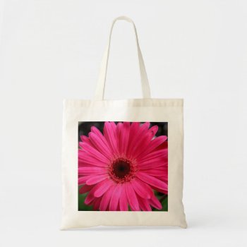 Pink Gerbera Daisy Tote Bag by kkphoto1 at Zazzle