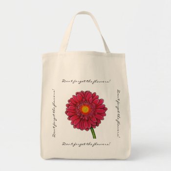 Pink Gerbera Tote Bag by Youbeaut at Zazzle