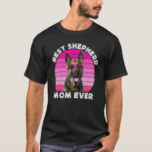 Pink German Shepherd Mom For Women Shepherd GSP Mo T-Shirt