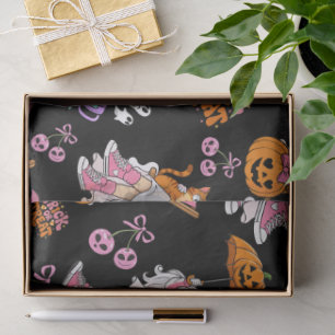 Pink Ghost Girl Halloween Cute Spooky Tissue Paper