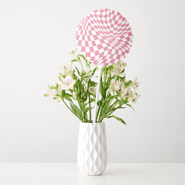 Pink Ghost Little Boo is almost due Baby Shower Balloon (Vase)