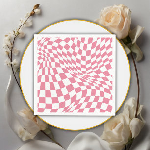 Pink Ghost Little Boo is almost due Baby Shower Napkins