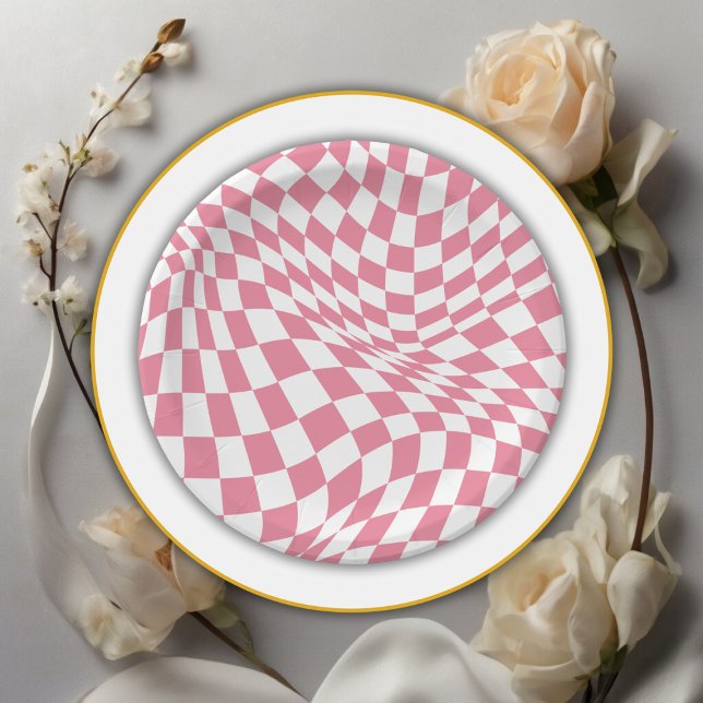 Pink Ghost Little Boo is almost due Baby Shower Paper Plates (Creator Uploaded)