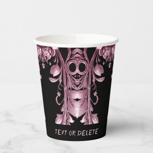 Pink Ghost Paper Cups