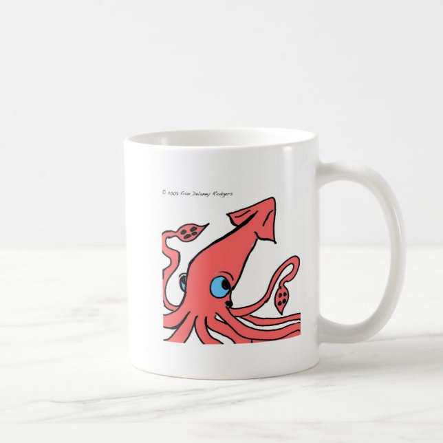 Pink Giant Squid Mug (Right)