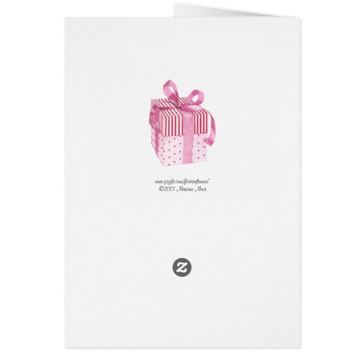 Pink Gift Card (Back)