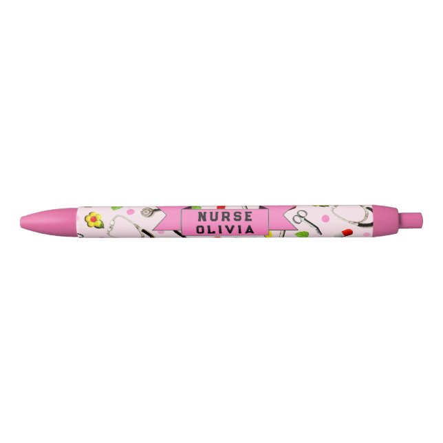 Pink Gift for Cute Nurse Pen (Front)