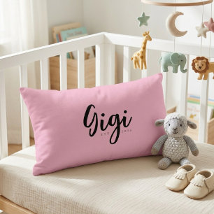 Pink Gigi EST Year Keepsake Pillow Design