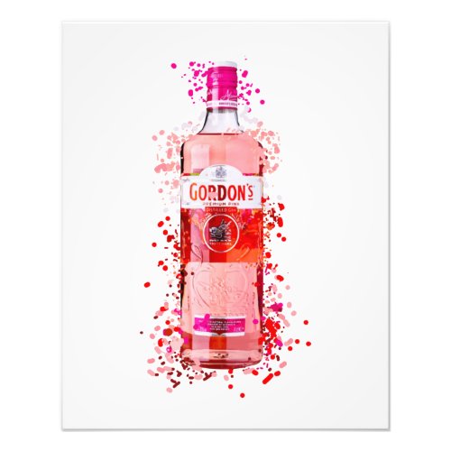 Pink Gin printed Photo Print