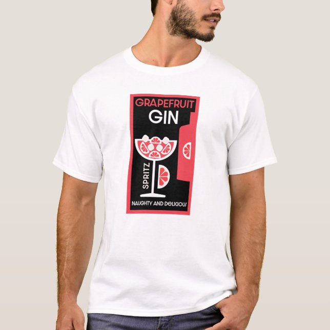 Pink Gin  T-Shirt (Front)
