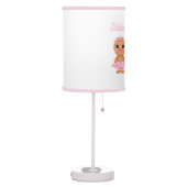 Pink Gingerbread Christmas Lamp (Left)