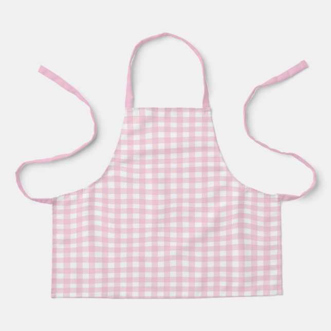 Pink Gingham Apron (Front)