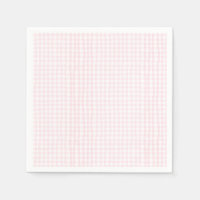 Pink Gingham Baby Shower