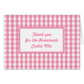 Pink Gingham Check Pattern (Front Horizontal)